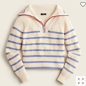 JCREW half-zip knit pullover